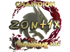 zont1x (Gold, Champion) | Shanghai 2024 image